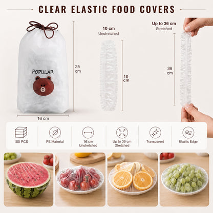 ⏳LAST DAY SALE 59% OFF!!🔥Disposable Stretch Food Covers for Bowls & Plates