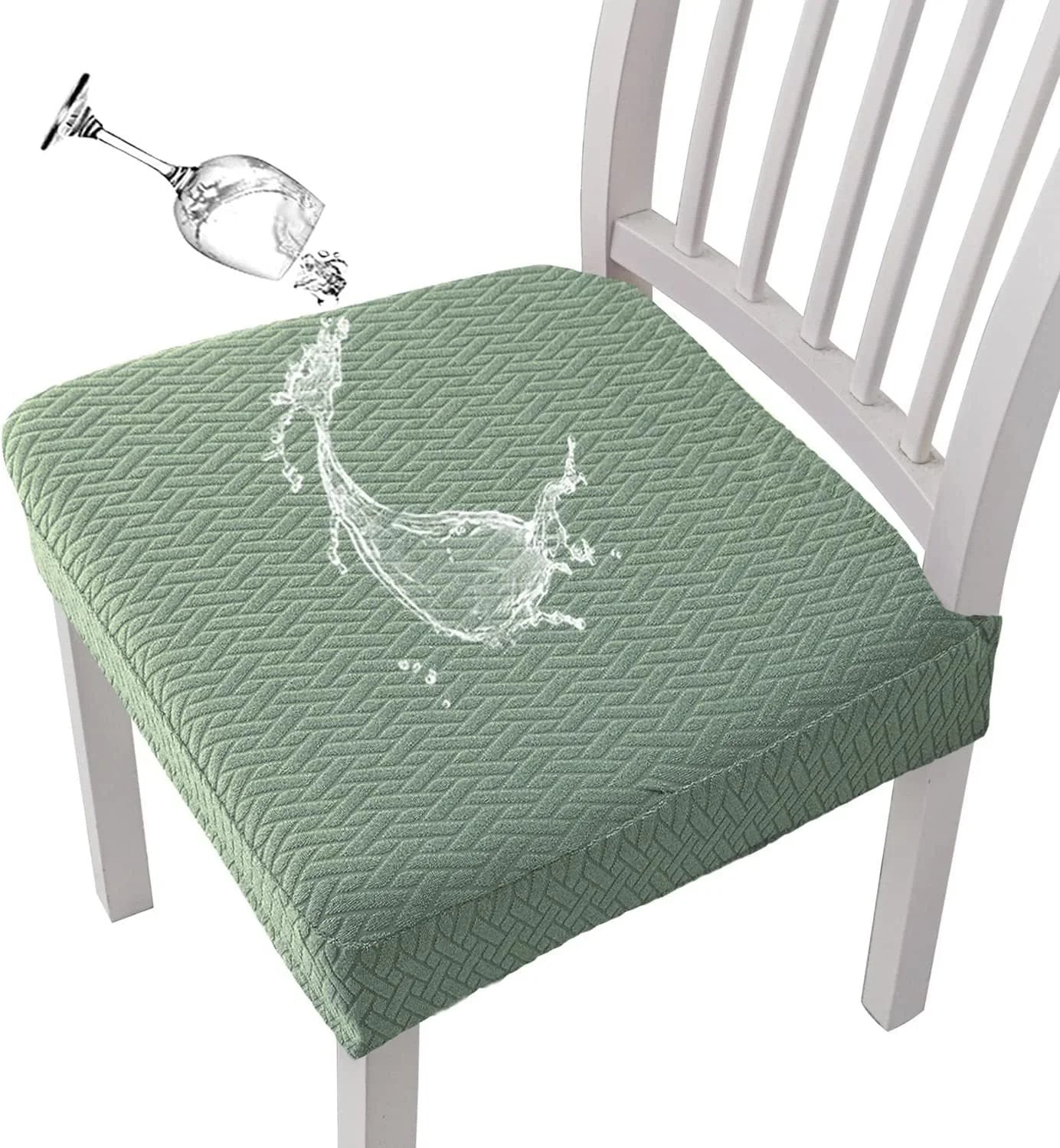 🎅🔥 Waterproof Jacquard Chair Covers! Durable. Stylish & Easy-Clean 🪑✨