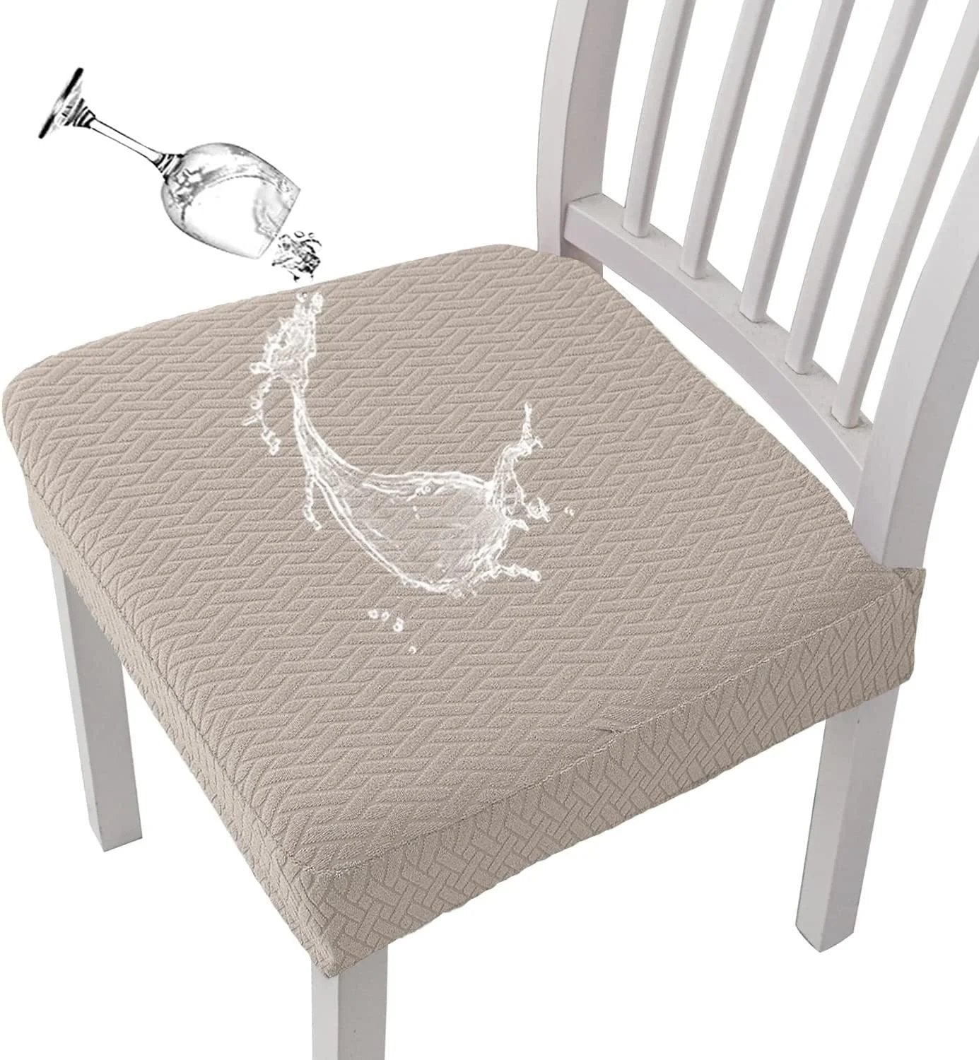 🎅🔥 Waterproof Jacquard Chair Covers! Durable. Stylish & Easy-Clean 🪑✨