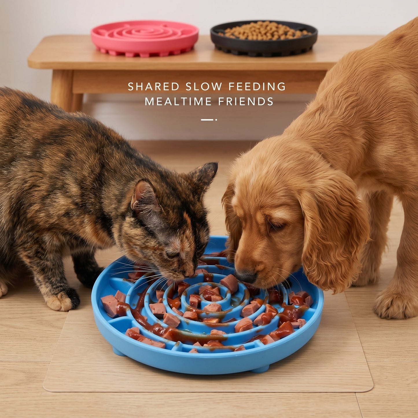 Pet Anti-Choking Slow Eating Bowl
