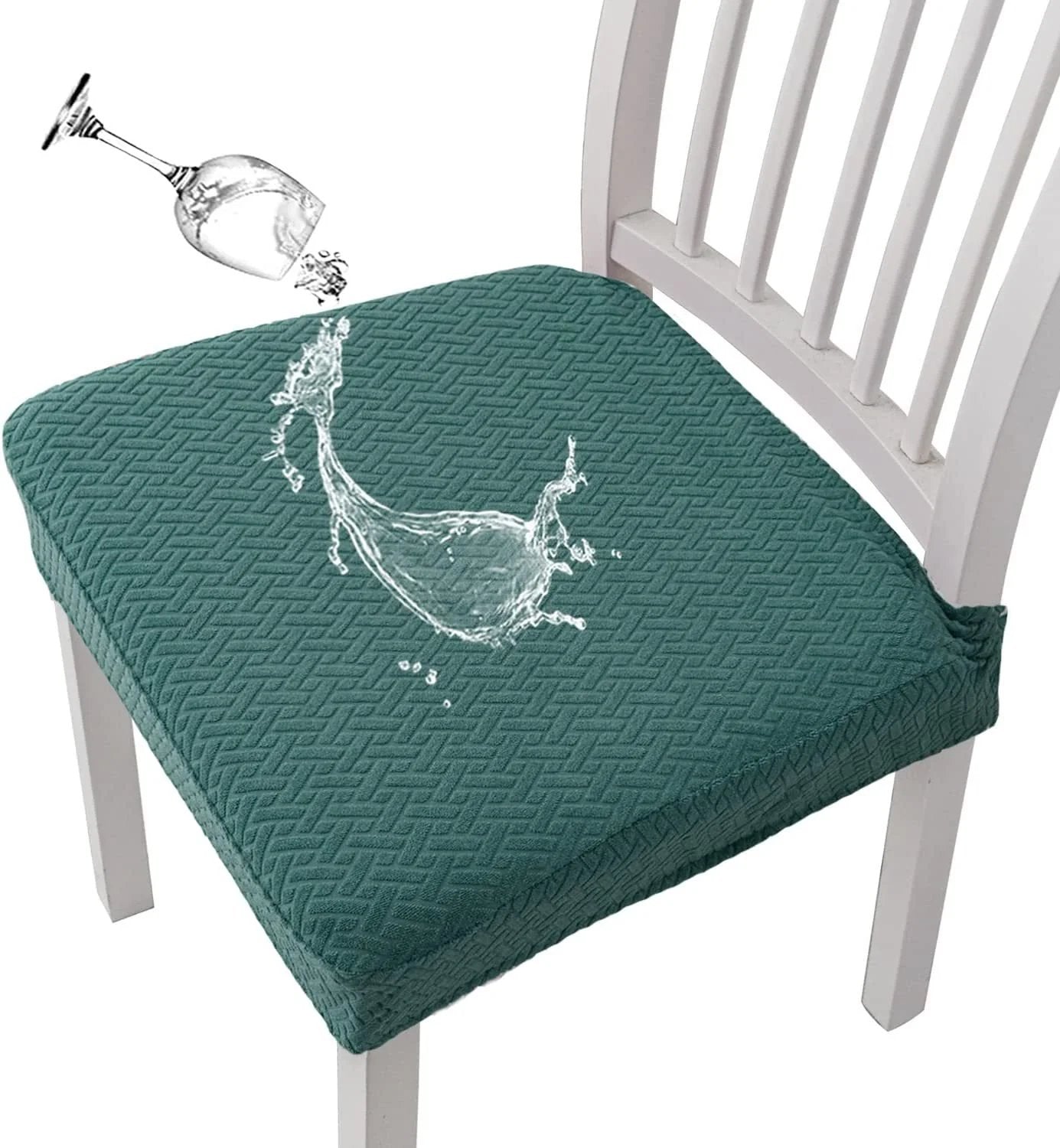 🎅🔥 Waterproof Jacquard Chair Covers! Durable. Stylish & Easy-Clean 🪑✨